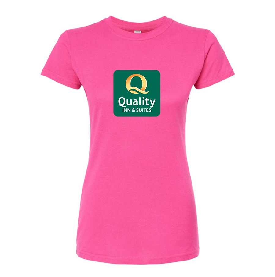 Women's Quality Inn & Suites Round Neck T-Shirt