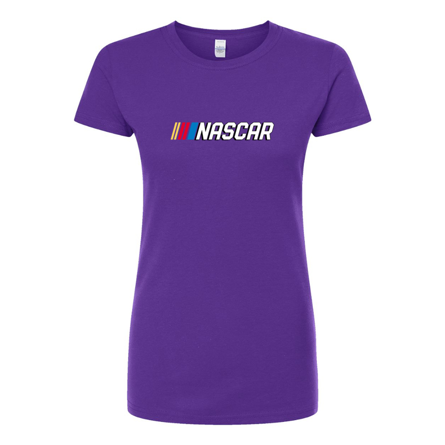 Women's Nascar Round Neck T-Shirt