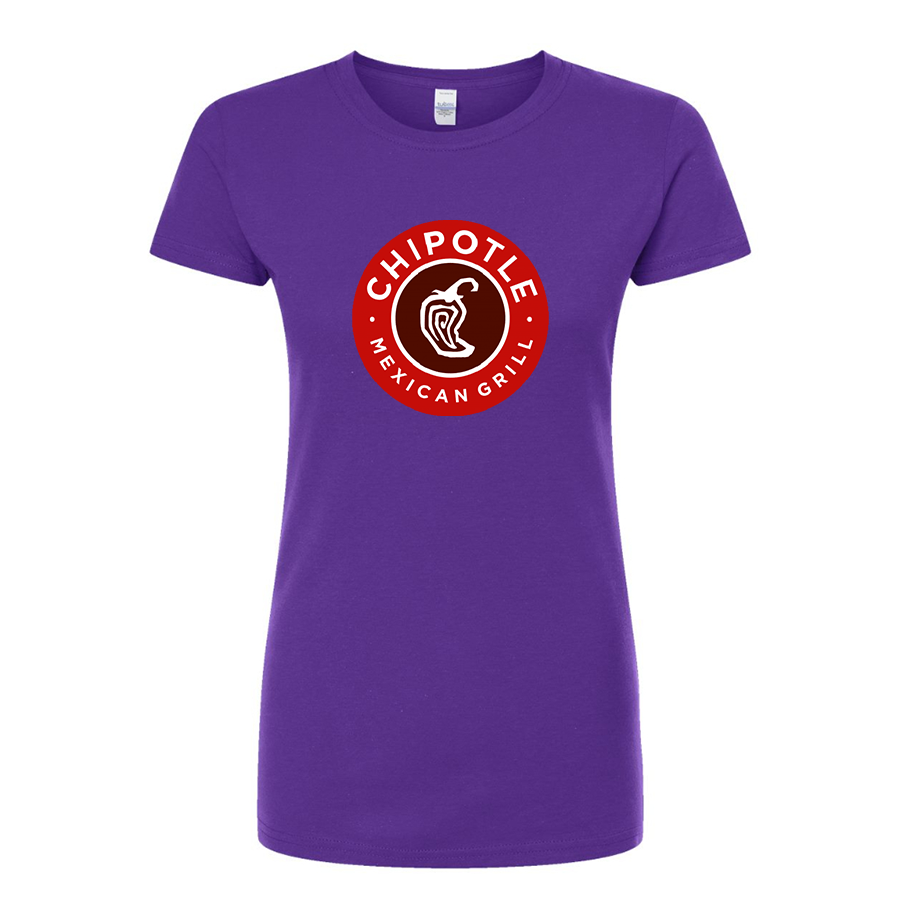 Women's Chipotle Mexican Grill Round Neck T-Shirt