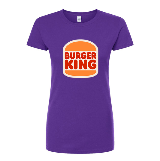 Women's Burger King Round Neck T-Shirt