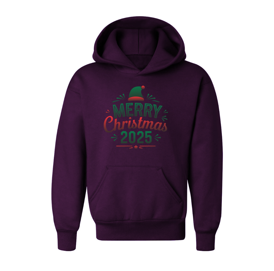 Youth's Merry Christmas 2025\ Pullover Hoodie