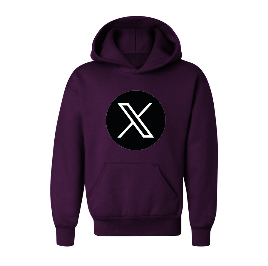 Youth's Twitter X Pullover Hoodie