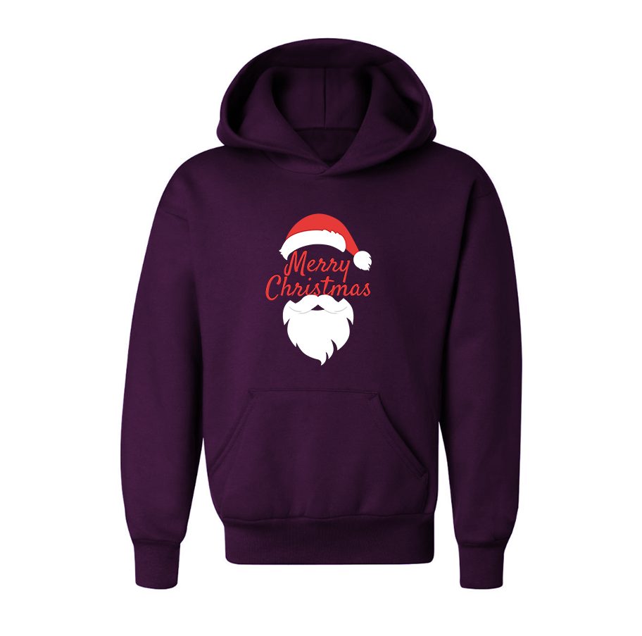 Youth's Merry Christmas Santa Claus Pullover Hoodie