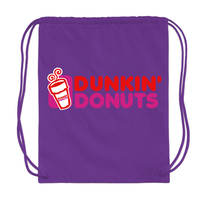 Dunkin Donuts Drawstring Bag