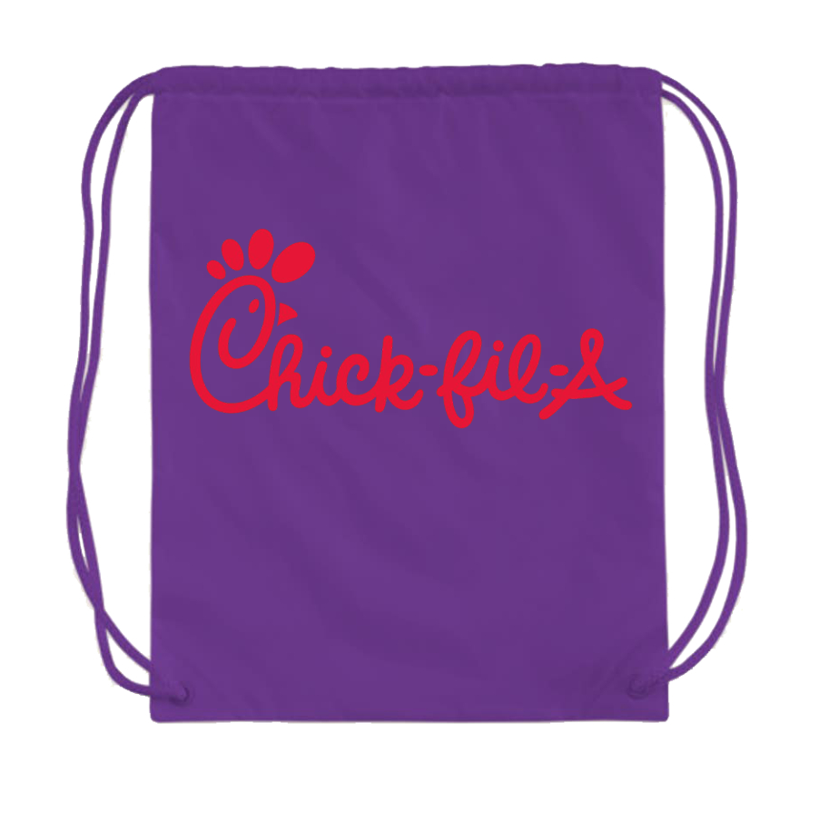 Chick fil A Drawstring Bag