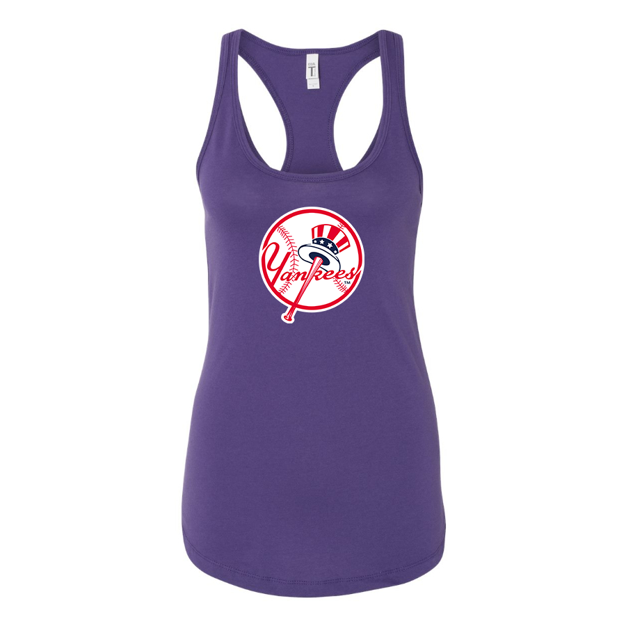 Women's Yankees NY Racerback Tank Top