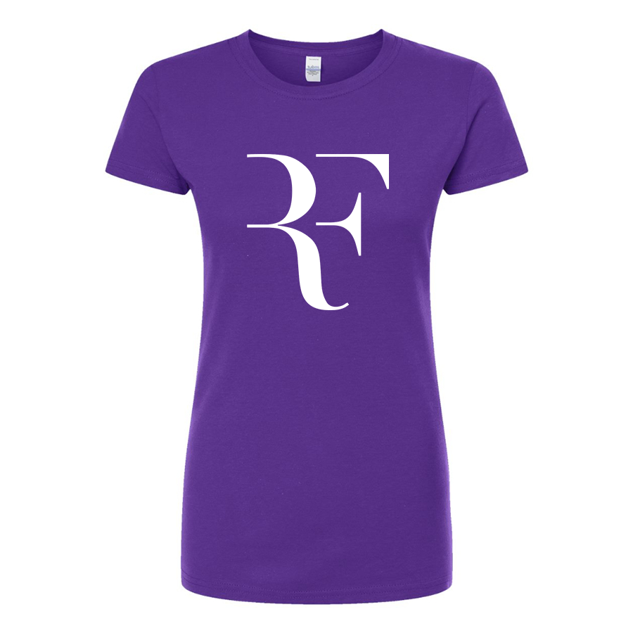 Women's Roger Federer Round Neck T-Shirt