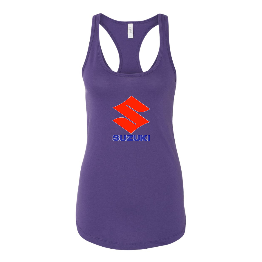 Women's Suzuki Bike Motorcycle Racerback Tank Top