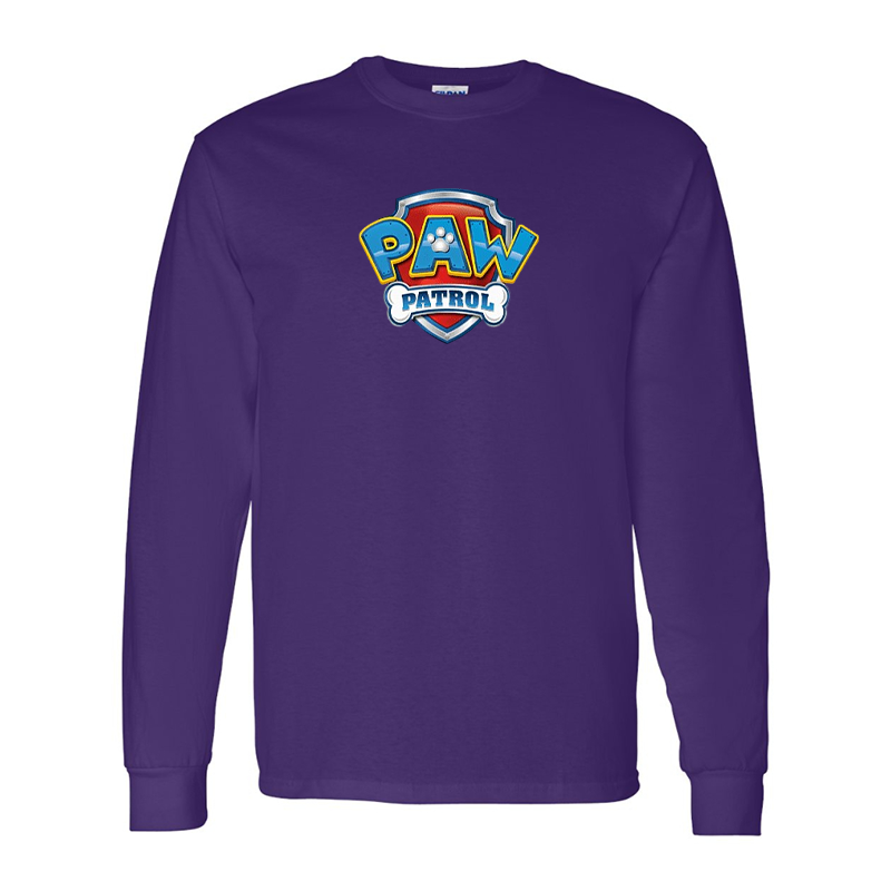 Men's Paw Patrol Gildan Heavy Cotton Long Sleeve T-Shirt