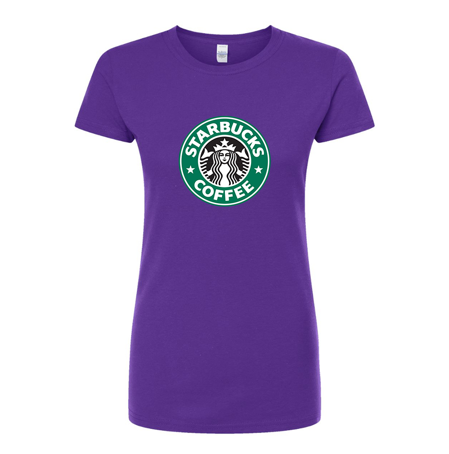 Women's Starbucks Coffee Round Neck T-Shirt