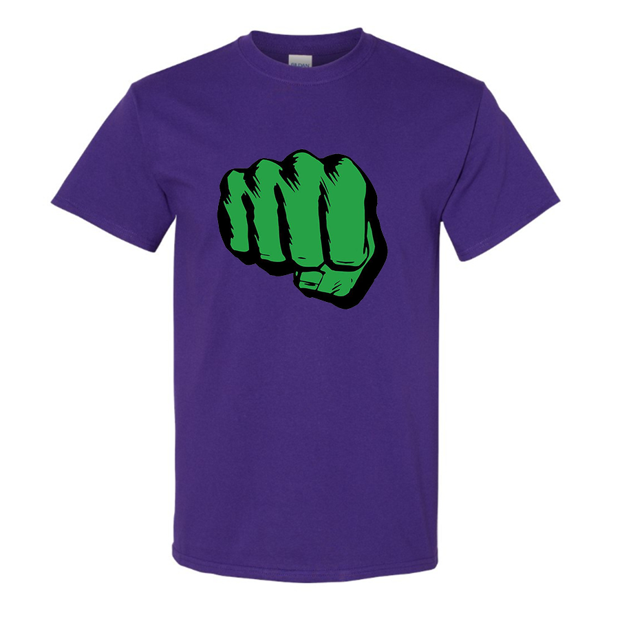 Men's Hulk Punch Cotton T-Shirt