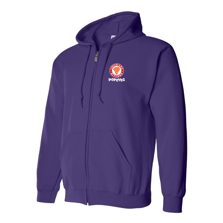 Men's Popeyes Louisiana Kitchen Zipper Hoodie