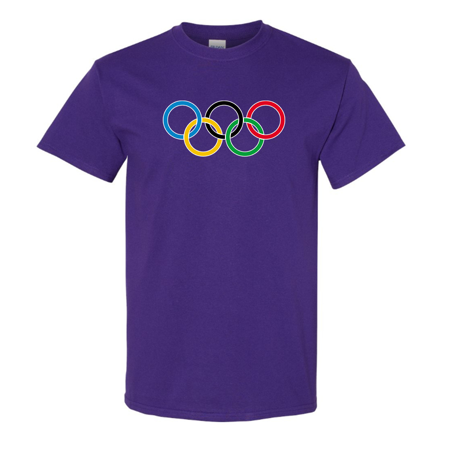 Men's Olympics Rings Cotton T-Shirt