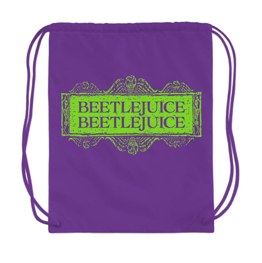 Beetlejuice BeetleJuice Drawstring Bag