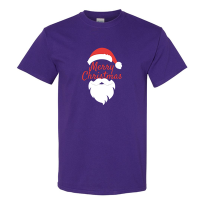 Youth's Merry Christmas Santa Claus Cotton T-Shirt