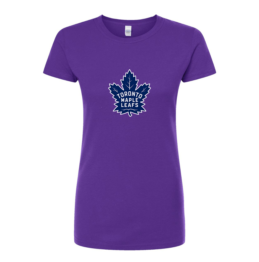 Women's NHL - Toronto Maple Leaf Round Neck T-Shirt