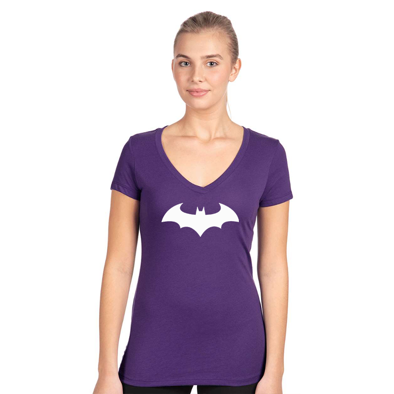 Women's Batman Next Level Ideal V-Neck T-Shirt