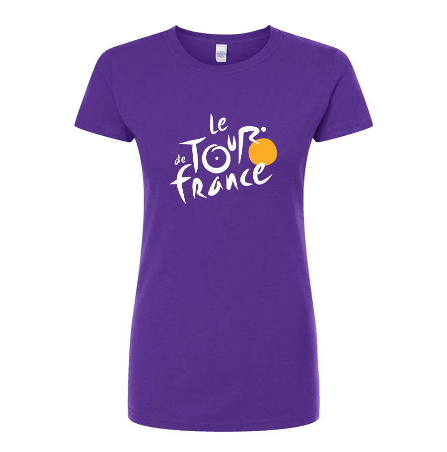 Women's Le Tour De France Round Neck T-Shirt