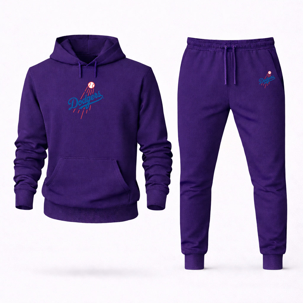 Men's Los Angeles Dodgers Hoodie and Joggers Set
