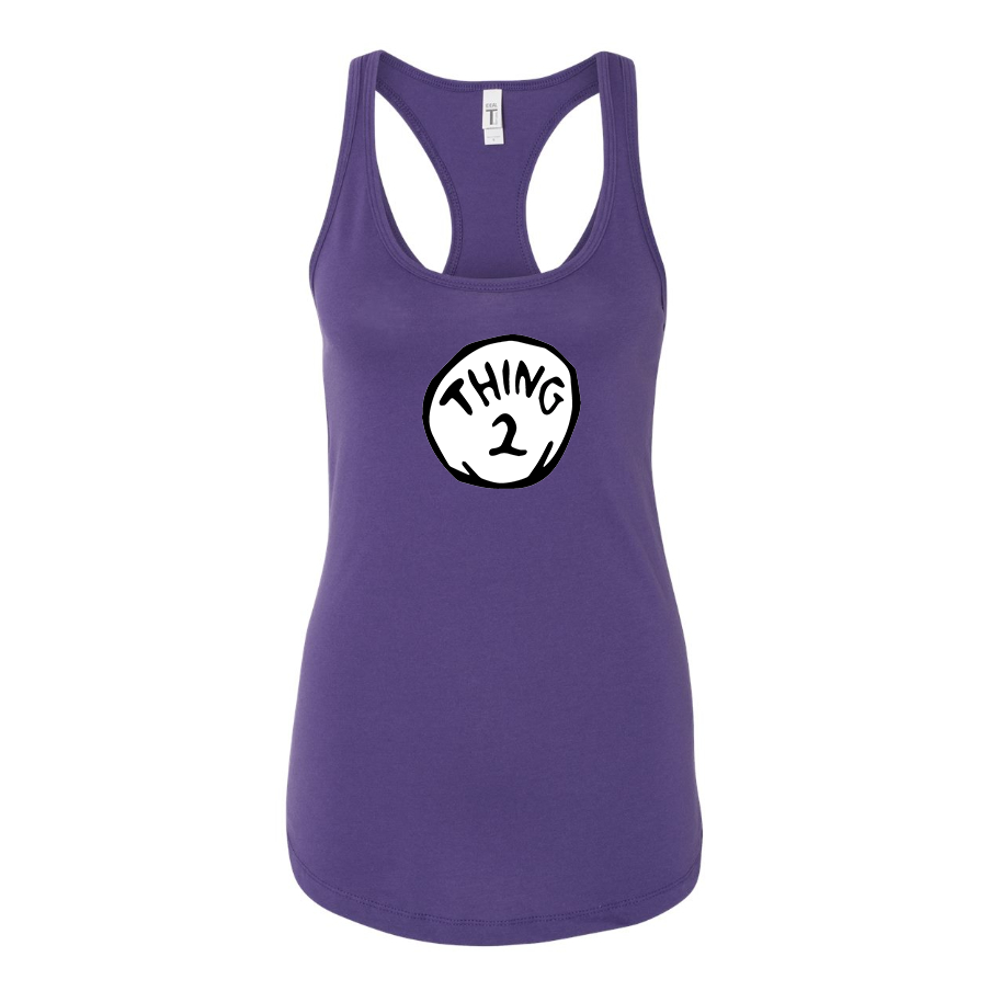 Women's Dr. Suess Thing 2 Racerback Tank Top