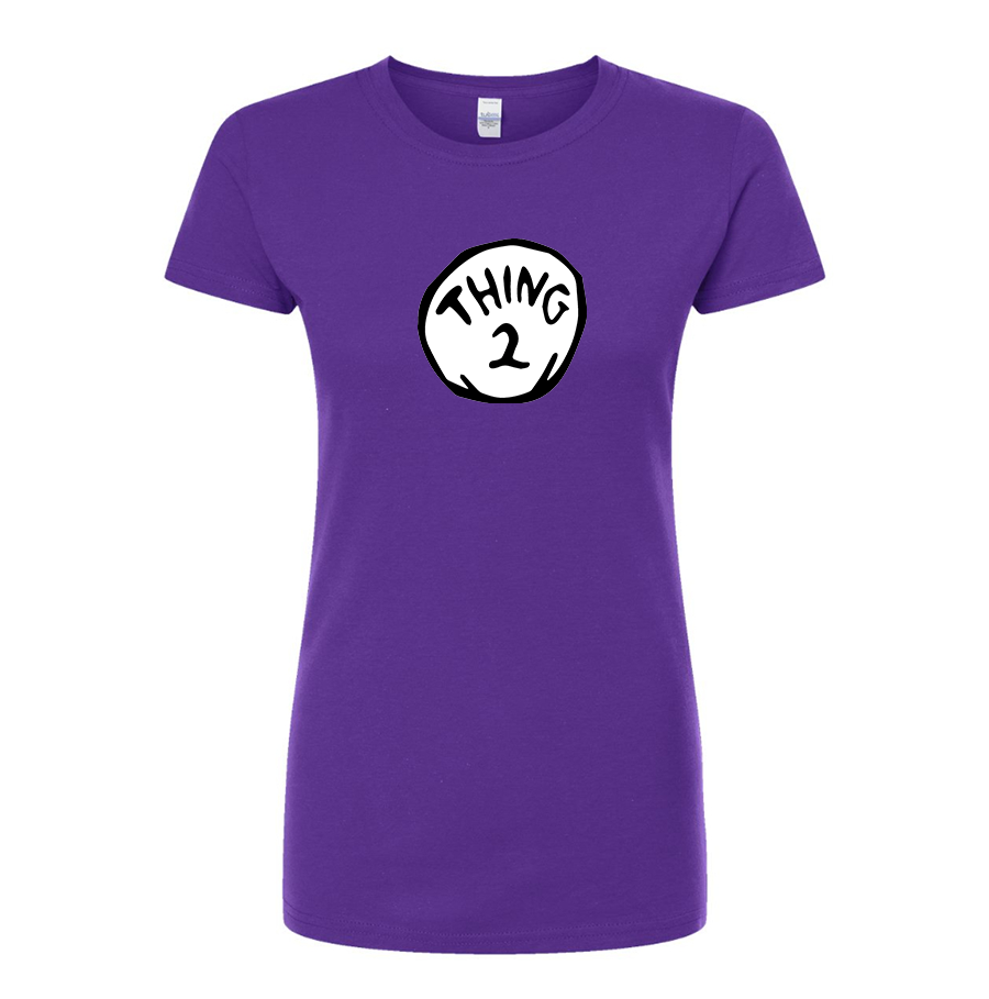 Women's Dr. Suess Thing 2 Round Neck T-Shirt