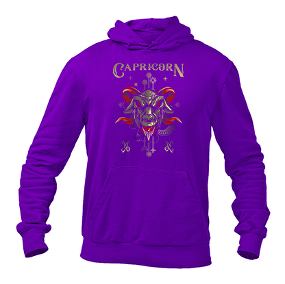 Men's Capricorn Zodiac Pullover Hoodie