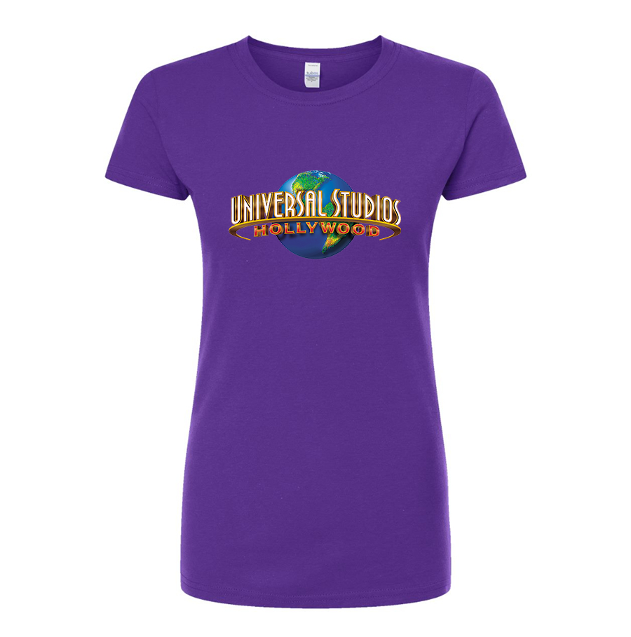 Women's Universal Studio Hollywood Round Neck T-Shirt