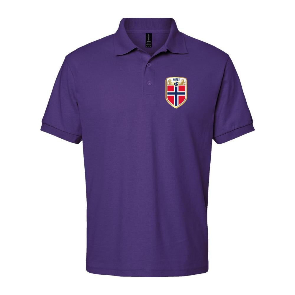 Men's Norway Soccer Dry Blend Polo