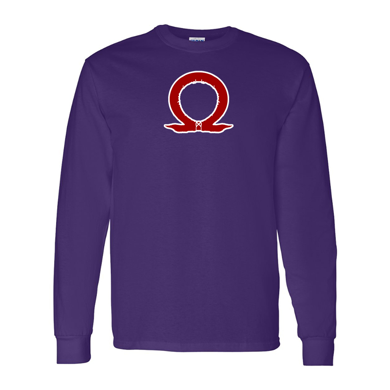 Men's God Of War Gildan Heavy Cotton Long Sleeve T-Shirt