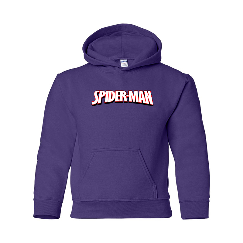 Youth's Spider Man Gildan Heavy Blend Hooded Sweatshirt