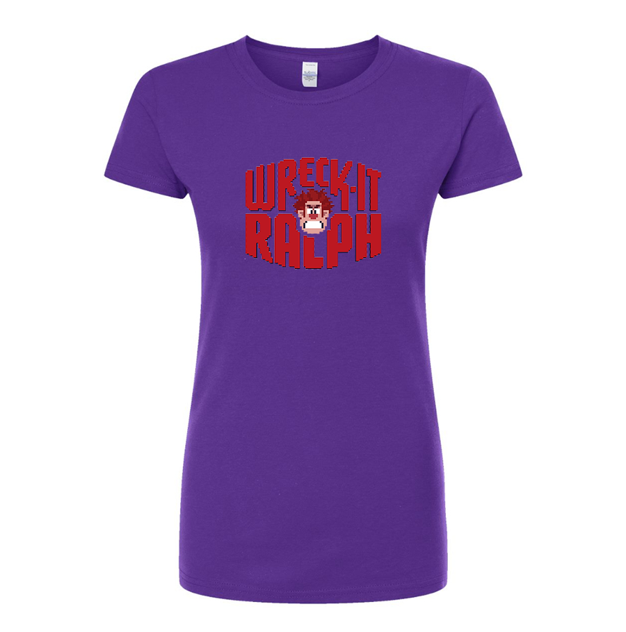 Women's Wreck-It Ralph Round Neck T-Shirt