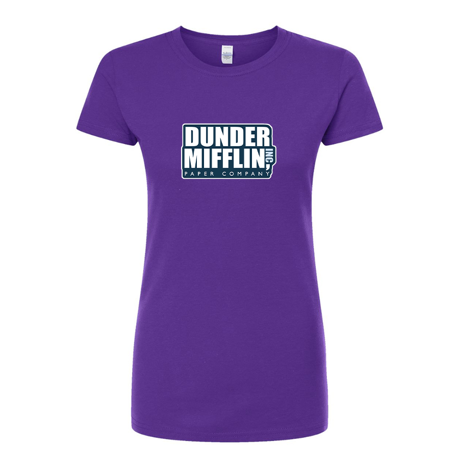 Women's Dunder Mifflin Round Neck T-Shirt