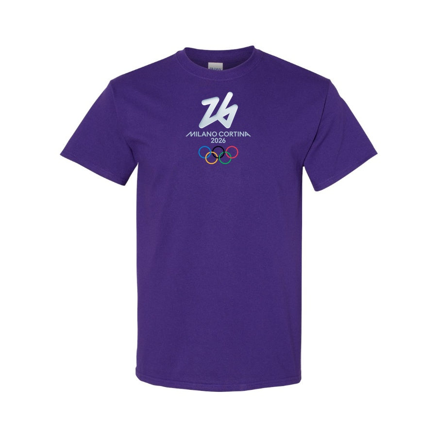 Men's Winter Olympics Milano Cortina 2026 Cotton T-shirt