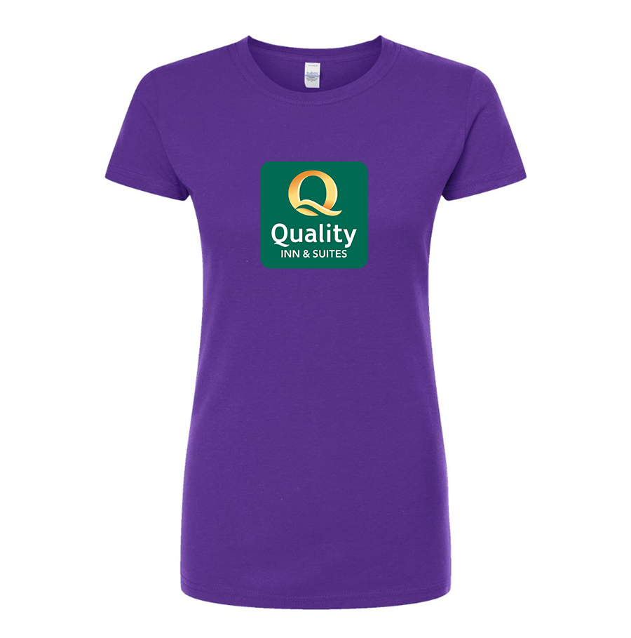 Women's Quality Inn & Suites Round Neck T-Shirt