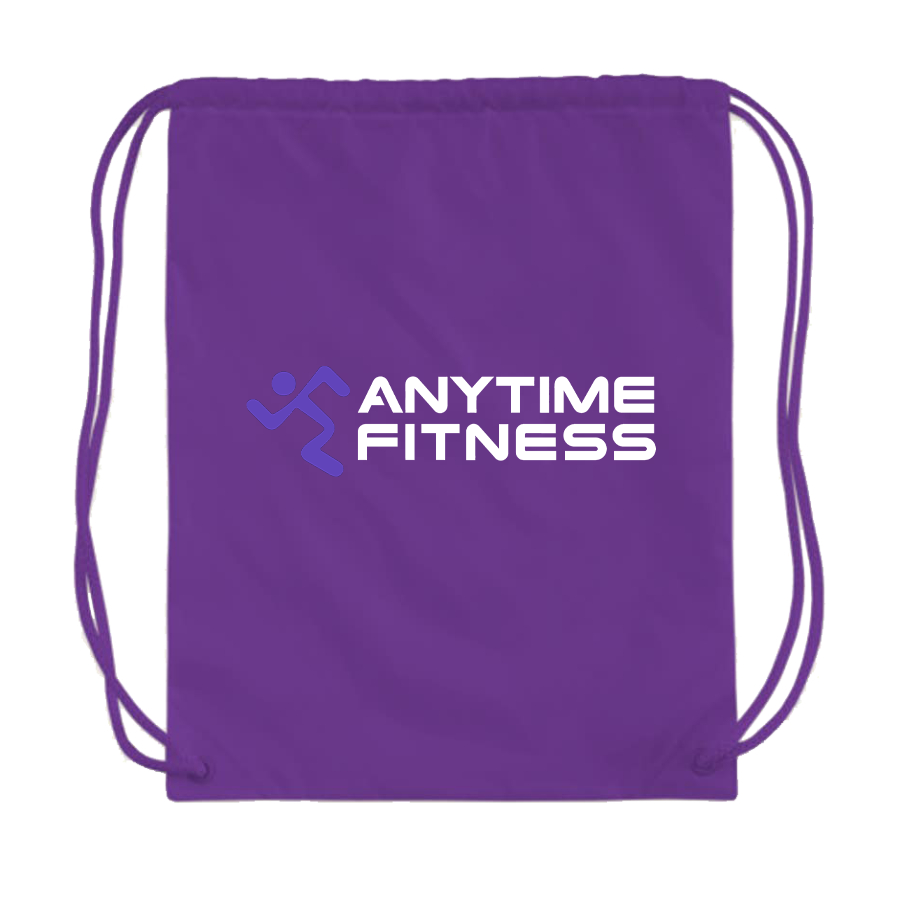 Anytime Fitness Gym Drawstring Bag