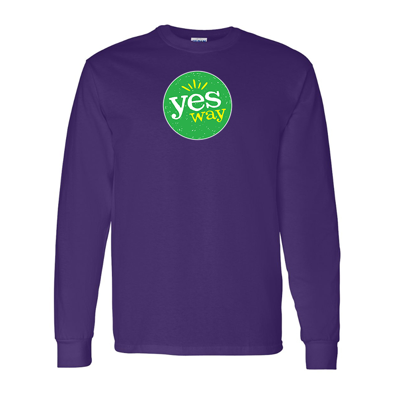 Men's Yes Way  Gildan Heavy Cotton Long Sleeve T-Shirt