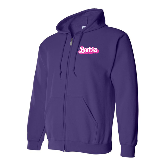 Men's Barbie Zipper Hoodie