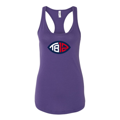 Women's Tom Brady 12 Racerback Tank Top