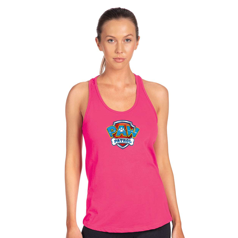 Women's Paw Patrol Next Level Ideal Racerback Tank