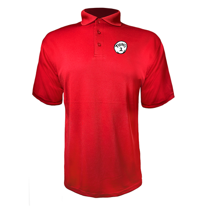 Men's Dr. Suess Thing 2  Polyester Polos