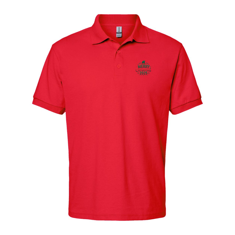 Men's Merry Christmas 2025 Dry Blend Polo