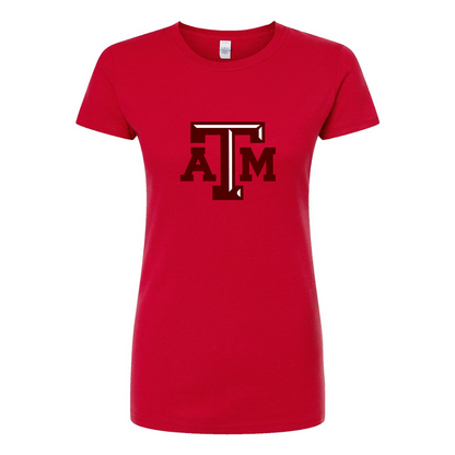 Women's Texas A&M Aggies Round Neck T-Shirt