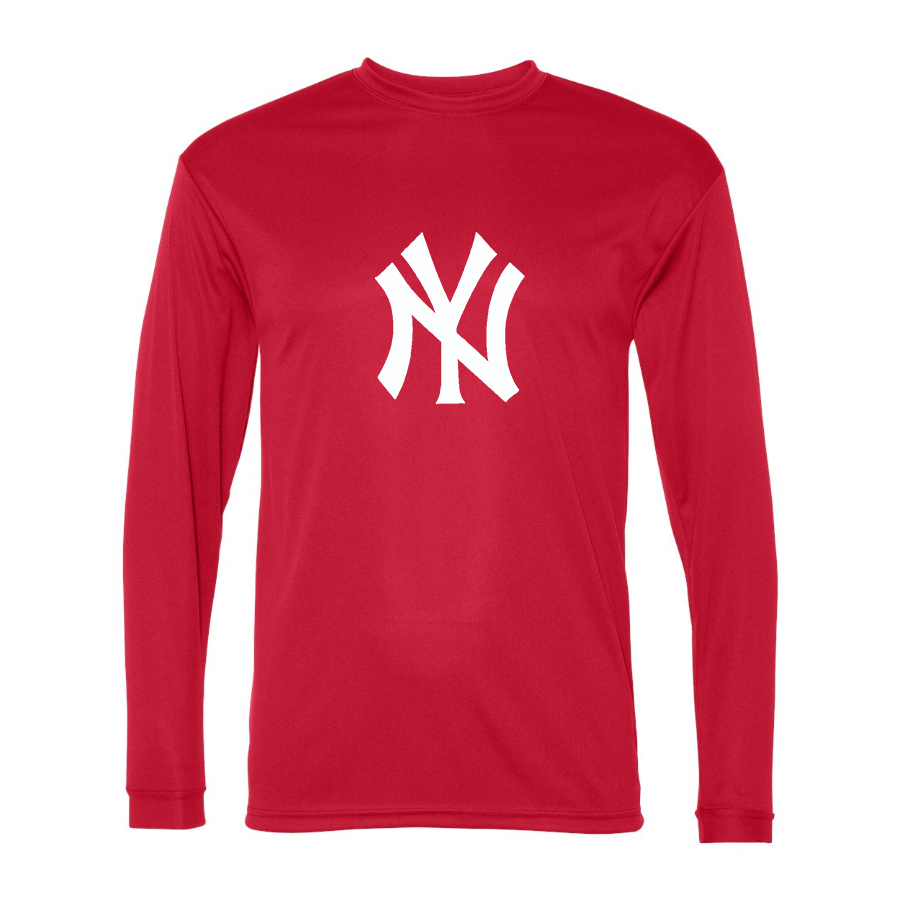 Men's New York NY Yankees Polyester Long Sleeve T-Shirt