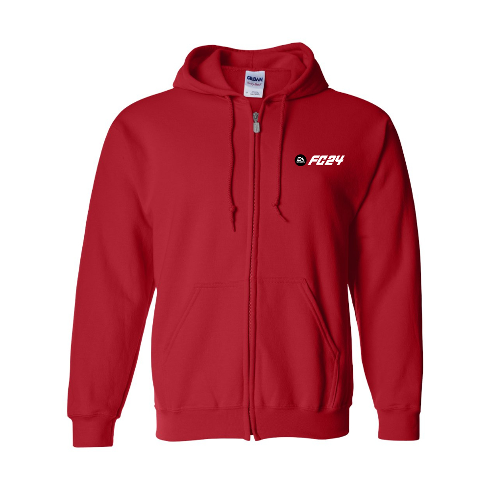 Men's EA Sports FC 24 Gildan Heavy Blend Full-Zip Hooded Sweatshirt