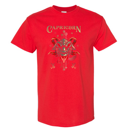 Youth's Capricorn Zodiac Cotton T-Shirt