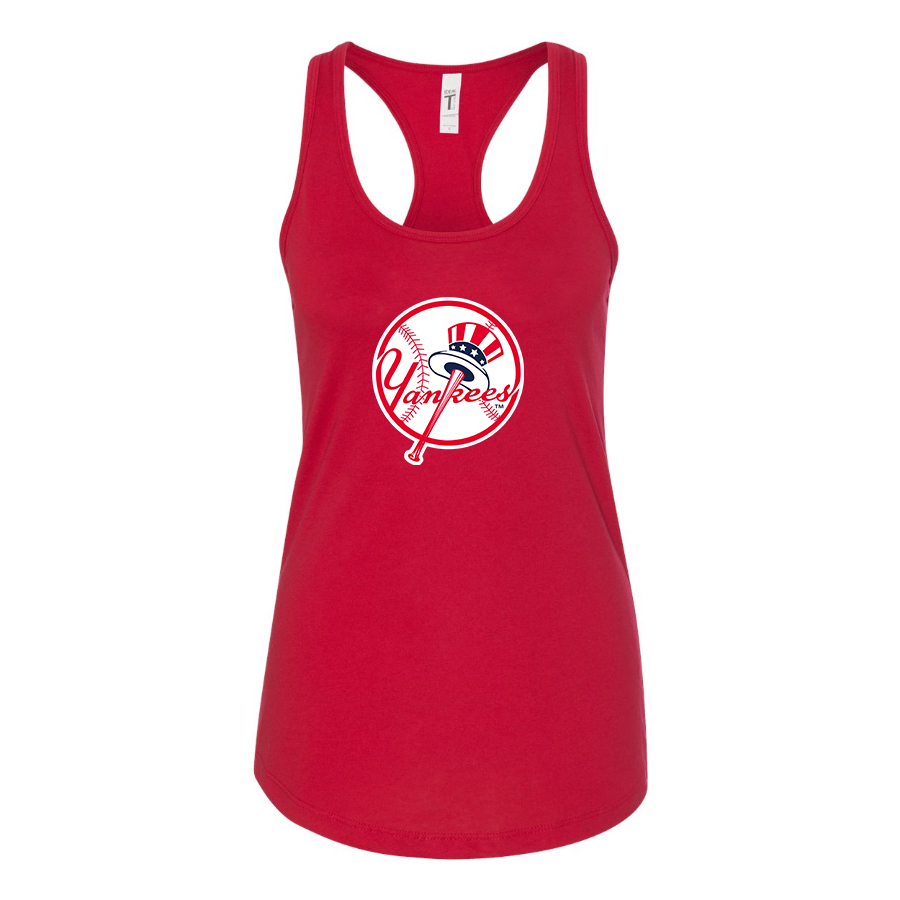 Women's Yankees NY Racerback Tank Top