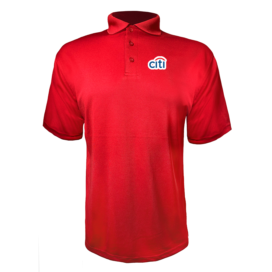 Men's Citi Bank Polyester Polos