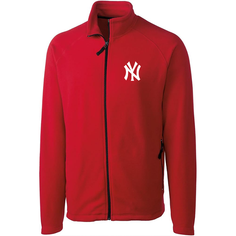 Men's  New York NY Yankees  Clique Summit Full-Zip Microfleece