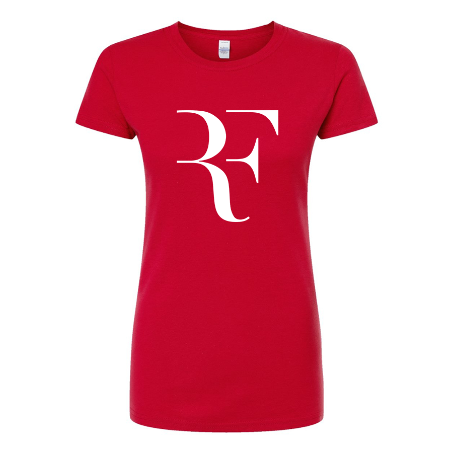 Women's Roger Federer Round Neck T-Shirt