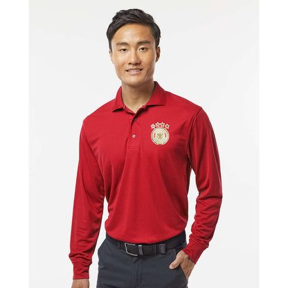 Men's Germany soccer Paragon Prescott Long Sleeve Polo